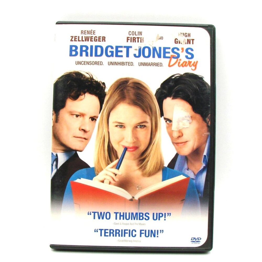 DVD Bridget Jones's Diary Starring Renee Zellweger Colin Firth and Hugh Grant